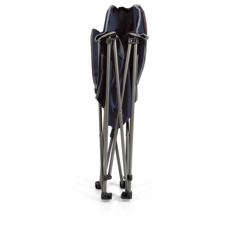 Picnic TIME Campsite Camping Chair, Picnic Chair, Outdoor Folding Chair with Carry Bag, Beach Chair, (Navy Blue with Gray Accents) 23 x 18 x 36 - Image 5